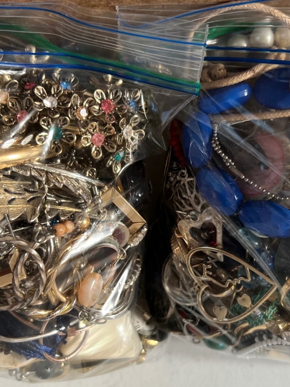 Craft Lot 4  Pounds Assorted Jewelry